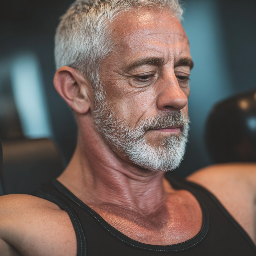 Активні люди похилого віку займаються фітнесом